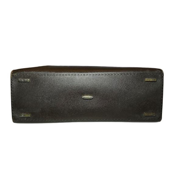 VBH Cruiser First Edition Vintage Brown Leather Satchel Top Handle Tote Bag - Picture 4 of 6